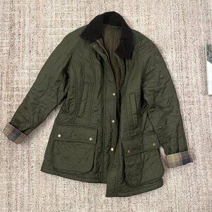 Barbour Beadnell Polarquilt Jacket in Olive